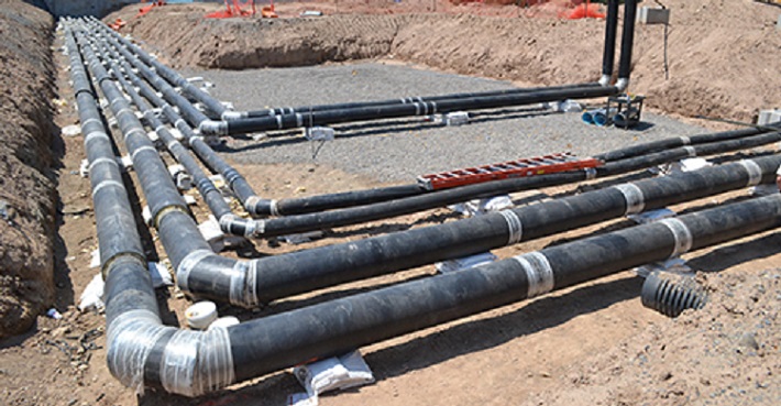 HDPE Piping System Underground Construction Method