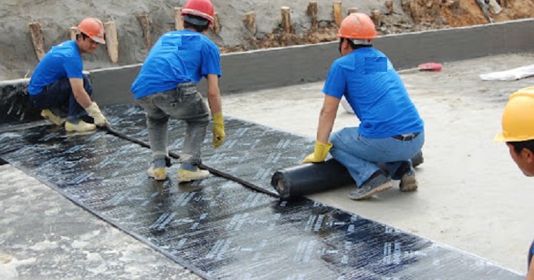 Roof Water Proofing Procedure Using Waterproof Membranes